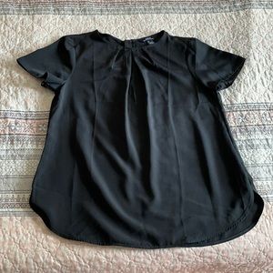 Black Lands’ End Outfitters Short-Sleeved Blouse